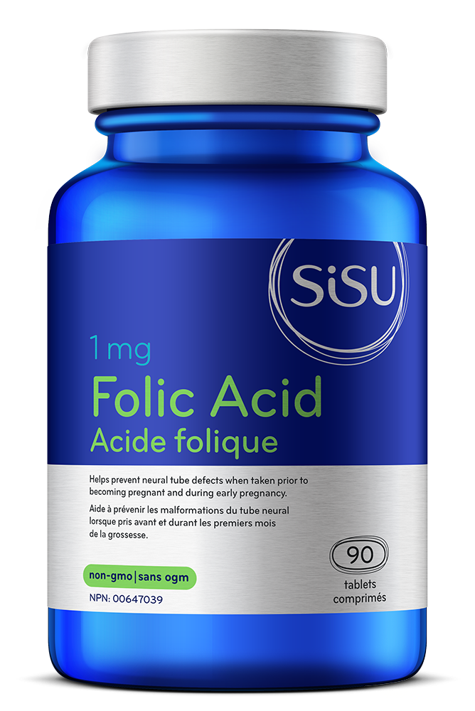 SISU Folic Acid 1mg 90tabs