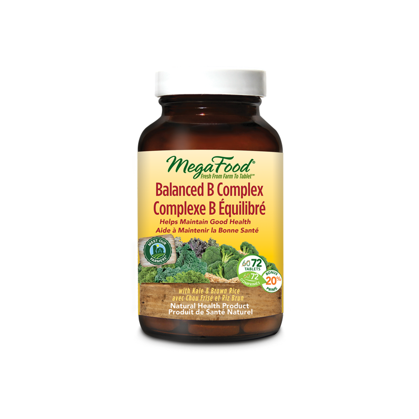 MegaFood Balanced B Complex 72 tabs