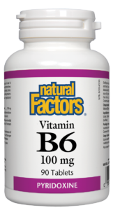 NATURAL FACTORS B6 PyridOXINE 100mg 90tabs